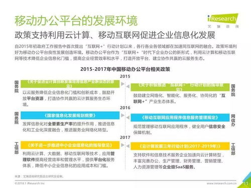 艾瑞咨詢 重新定義移動辦公,2018年中國企業移動辦公平臺發展洞察